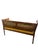Chinoiserie Mid Century Faux Bamboo & Cane Bench For Sale - Image 3 of 3