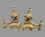 Pair of Antique French Bronze Fireplace Chenet Andirons With Maiden Heads For Sale - Image 6 of 10