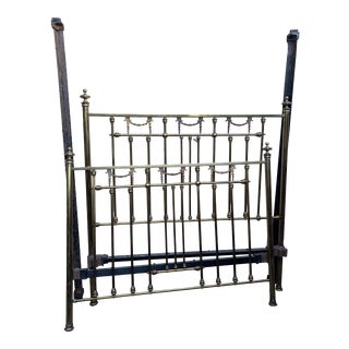 French Brass Full Size Bed Frame For Sale