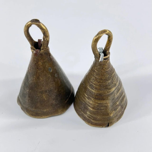 African Set of 4, Early 20th Century Fulani Cow Bells Chad For Sale - Image 3 of 6