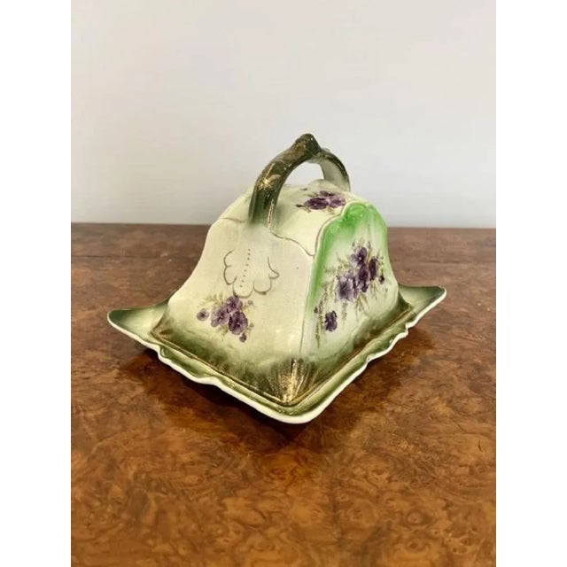 1900 - 1909 Antique Edwardian Cheese Dish and Cover, 1900 For Sale - Image 5 of 5