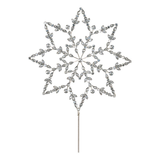 Jeweled Snowflake Stem (Set of 4) For Sale