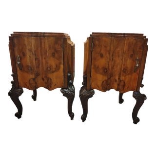 1970s Pair of Italian End Tables For Sale