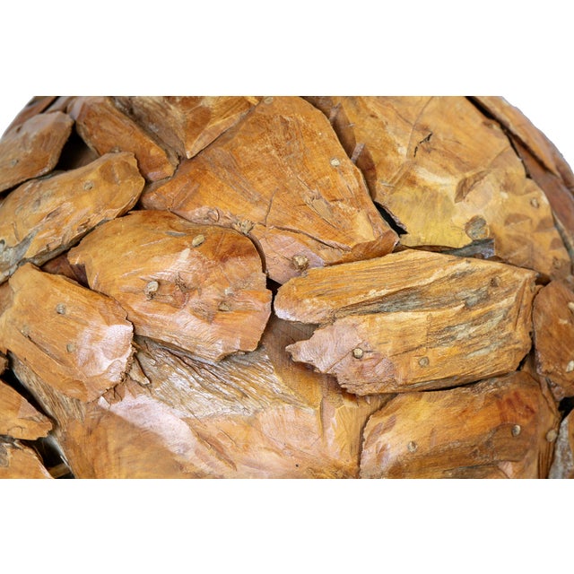 2000 - 2009 A Vintage X-Large Wooden Ball For Sale - Image 5 of 10
