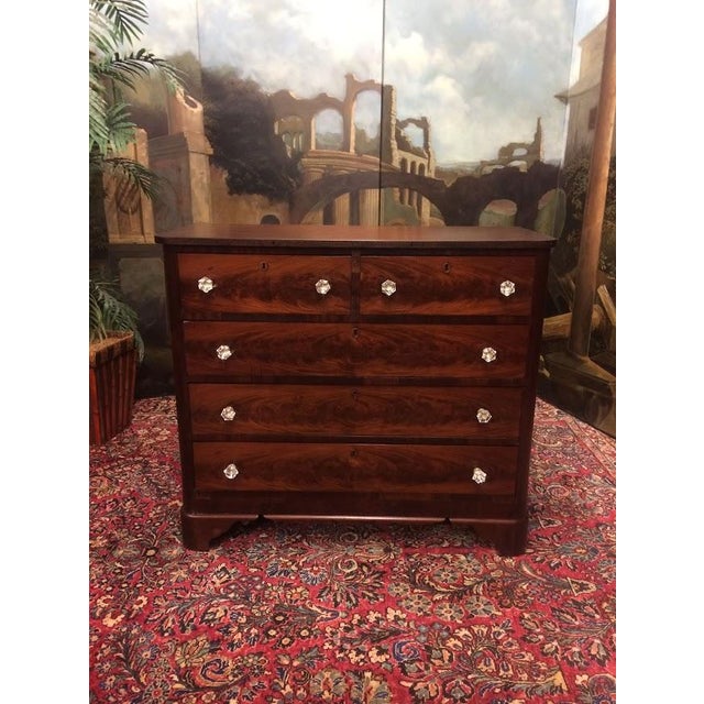 Antique Chest of Drawers, Mahogany 19th Century Dresser For Sale - Image 4 of 10
