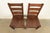 Early 20th Century Stickley Brothers Antique Mission Oak Arts & Crafts Ladder Back Side Chairs or Dining Chairs, Newly Refinished For Sale - Image 5 of 12
