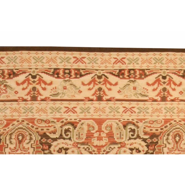 Contemporary Floral, Bessarabian Style Handmade Wool Rug by Doris Leslie Blau For Sale In New York - Image 6 of 7