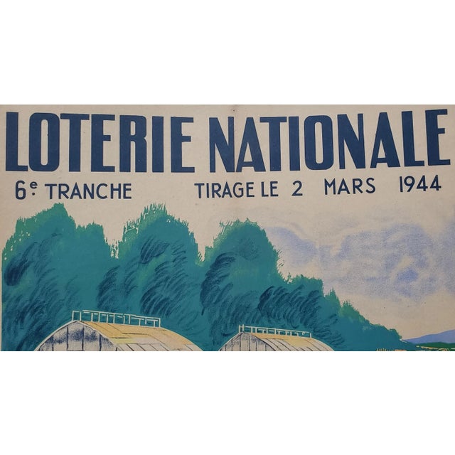 French Lottery Poster "Horticulture for National Relief" C.1944 For Sale In San Francisco - Image 6 of 10