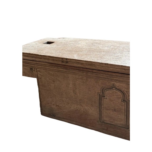 Antique Teak Wood Rice Storage Chest From Java, Indonesia C. 1900 For Sale - Image 9 of 10