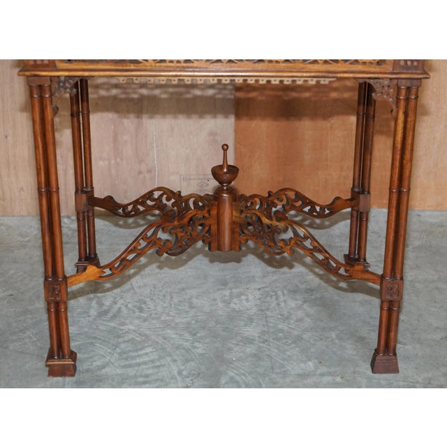 19th Century Carved Silver Tea Table For Sale - Image 3 of 14