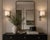 Sophisticated pair of contemporary wall sconces designed and manufactured in Los Angeles, California by Paul Marra...