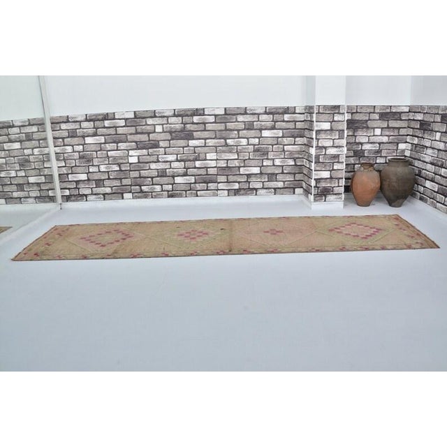 Kurdish Handmade Vintage Runner Rug For Sale - Image 4 of 10