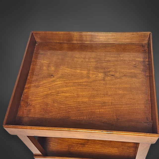 Biedermeier Tiered Serving Tray in Wild Cherry Wood, Germany, 1825 For Sale - Image 6 of 9