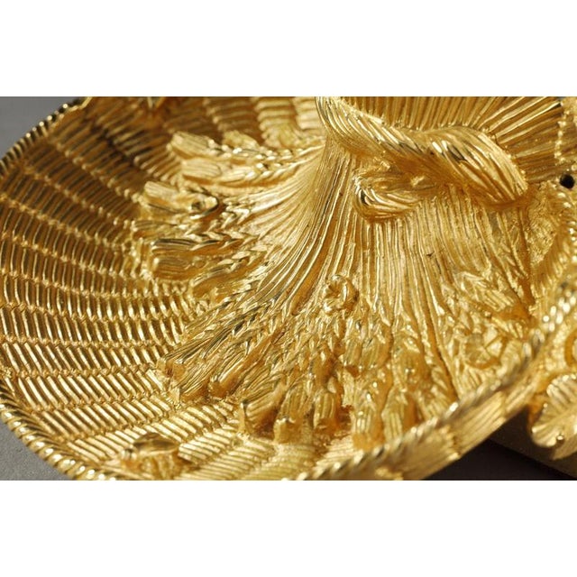 Antique Gilt Bronze Inkwell, 1820 For Sale - Image 13 of 18