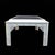 Hollywood Regency Hollywood Regency Rectangular Fretwork Coffee Table For Sale - Image 3 of 6