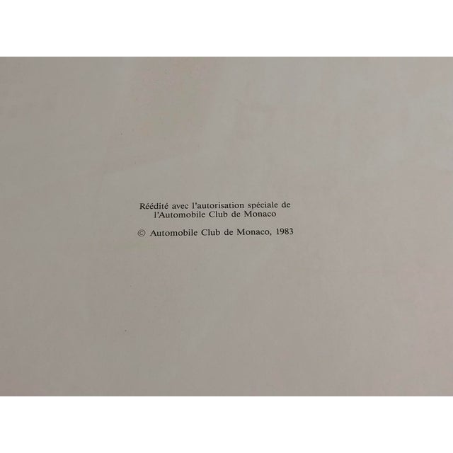 Vintage Monaco 1931 Poster from Maeght, 1983 For Sale - Image 14 of 16