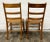 Vintage Colonial Style Ladderback Cane Seat Dining Chairs - Pair For Sale In Kansas City - Image 6 of 6