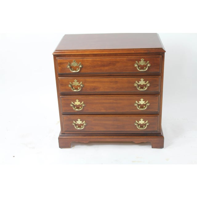 1980s Drexel Furniture Mahogany Desk Drawers For Sale - Image 5 of 7