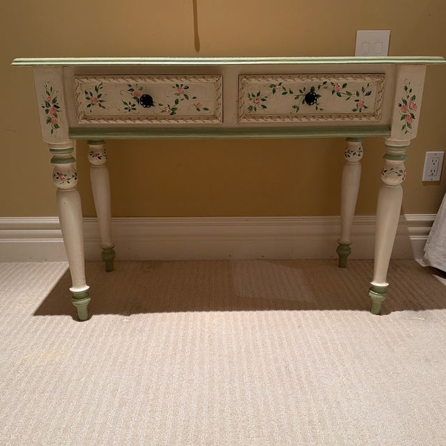 Wood Jane Keltner Writing Table/Nightstand For Sale - Image 7 of 8