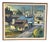 Mats Ahlberg, Northern District, Visby, 1960s, Oil on Panel, Framed For Sale
