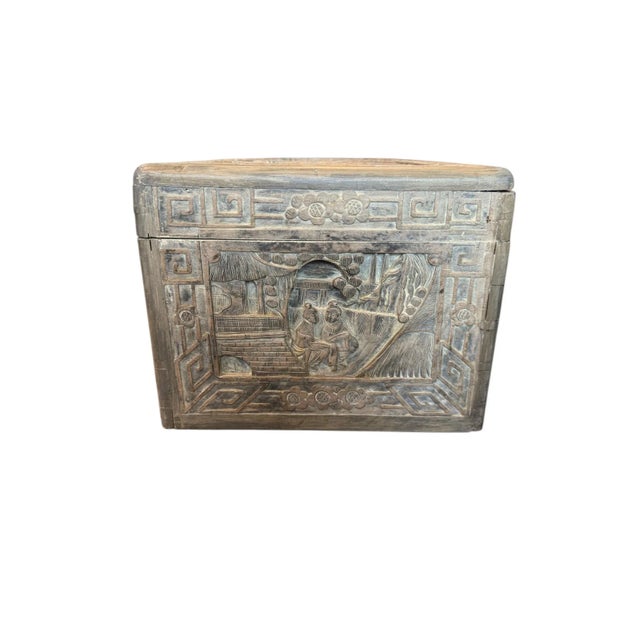 Antique Chinese Export Tea Chest For Sale - Image 12 of 15