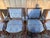 A set of four louis xvi style chairs, comprising a pair of armchairs and a pair of chairs, crafted from solid beechwood...