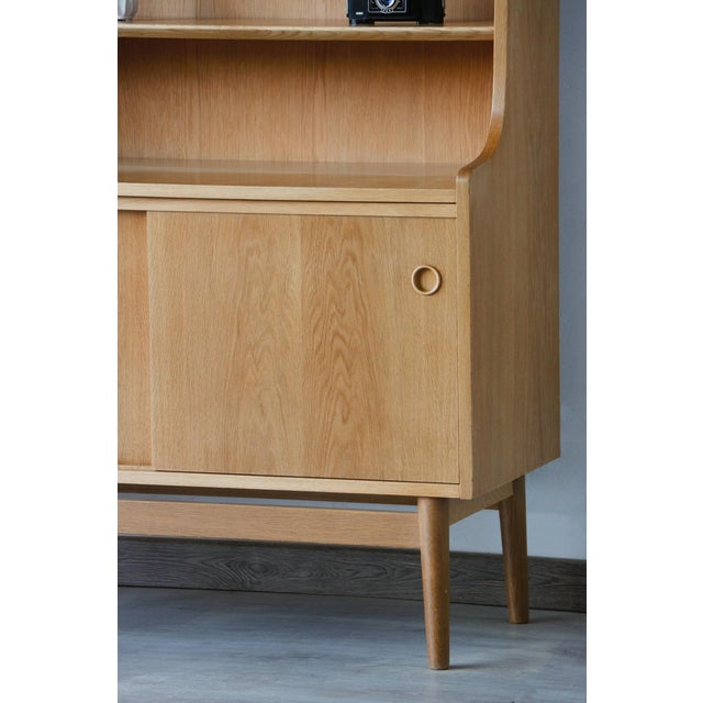 1960s Vintage Scandinavian Oak Bookcase, 1960s For Sale - Image 5 of 18