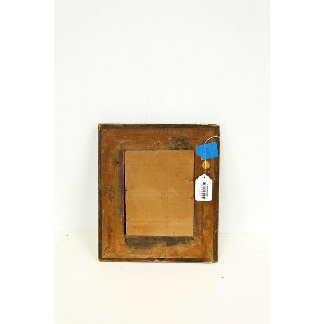 Figurative Unknown, Rare Hungarian Judaica Hasidic Rabbi With Shtreimel Pre War Oil Painting For Sale - Image 3 of 3