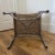 Metal Vintage Campaign Maison Jansen Style, Pace Director Arm Chair, Suede Leather Chrome and Brass For Sale - Image 7 of 11