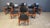 Vintage Spanish Leather and Wood Dining Chairs, 1970s, Set of 6 For Sale - Image 14 of 16