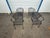 Vintage Woodard Style Outdoor Wrought Iron Arm Chairs – Set of 4 For Sale In Philadelphia - Image 6 of 12