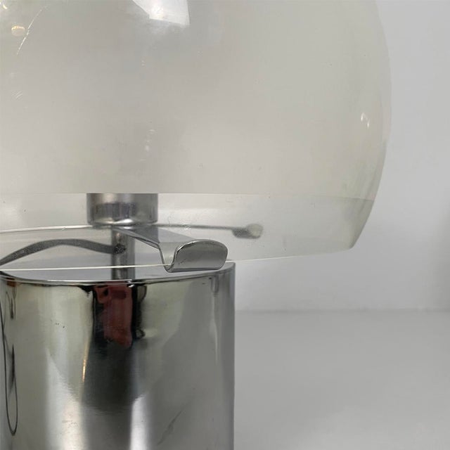 Mid-Century Modern Italian LTA6 Porcino Table Lamps attributed to Luigi Caccia Dominioni for Azucena, 1960s, Set of 2 For Sale - Image 12 of 15