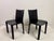 Vintage Black Leather Cab Dining Chairs by Mario Bellini for Cassina, 2000s, Set of 6 For Sale - Image 13 of 18