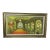 Light-Up Mid-Century Illuminated Courtyard Oil Painting For Sale