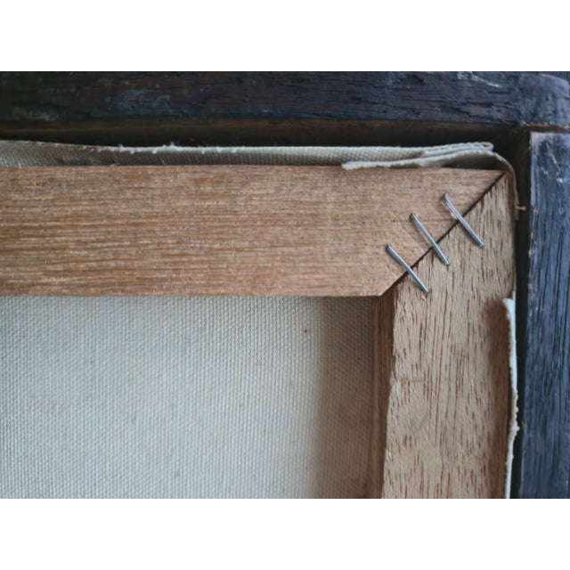 Wood Late 19th Century Signed Antique European Floral Still Life Oil Painting in Ornate Gilt Frame For Sale - Image 7 of 11