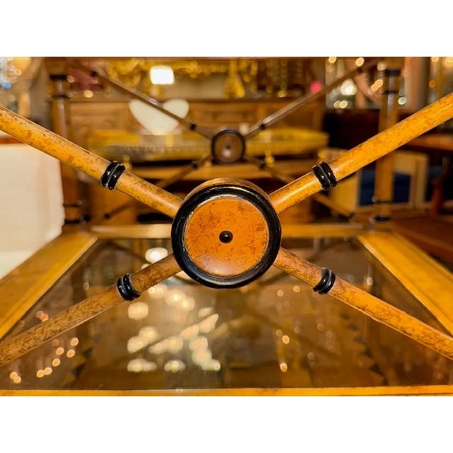 Late 20th Century Vintage Italian Faux Painted Designer Table For Sale - Image 5 of 7