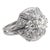 Mid Century Gia 1.80 Carat Diamond 14k White Gold Cocktail Ring, Size 5.25 For Sale - Image 4 of 6