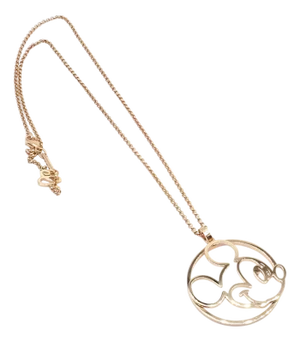 Rare Chopard Disney World Rose Gold Mickey Mouse Necklace