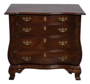 Kittinger Philadelphia Baleroy Mahogany Bombe Chest