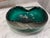 Mid-Century Modern Mid 20th Century Green Ashtray or Catchall Art Glass in the Manner of Murano For Sale - Image 3 of 7