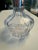 American Crystal Glass Decanter With Silver Rim For Sale - Image 3 of 7