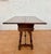 1940s Spanish Carved Wood Drop-Leaf Table With Iron Stretcher For Sale - Image 10 of 12