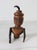 Wood Vintage African Folk Art Sculpture or Doll Carved From Wood and Dark Horn For Sale - Image 7 of 14
