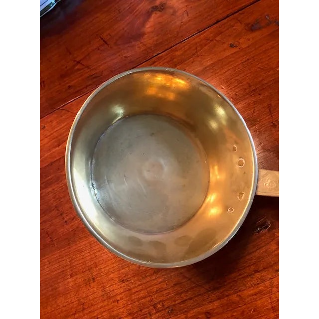 Large brass ladle bowl that was purchased in an antique store in the little seaside village of Honfleur in Normandy,...