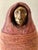 A striking mixed media figurative sculpture by American artist Naida Seibel, signed and created as part of a cohesive...