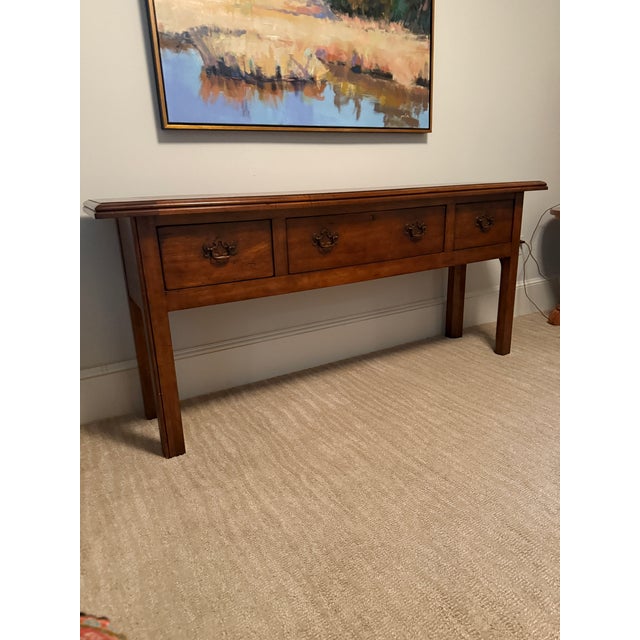 Century Three Drawer Huntboard For Sale - Image 9 of 9