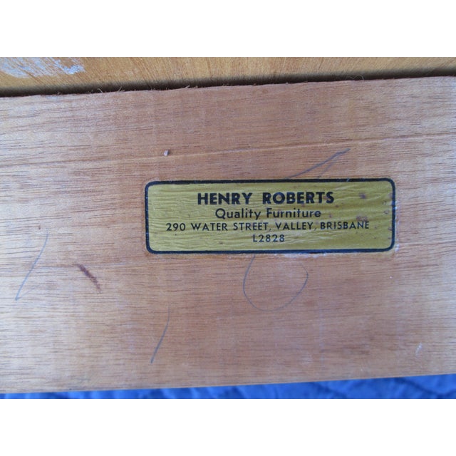 Mid Century Modern Wooden Dining Table by Henry Roberts Brisbane, Australia For Sale - Image 14 of 18