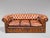 Superb Quality Late 19th-Century Brown Leather 3-Seater Chesterfield Sofa A stunning late 19th-century Victorian three-...