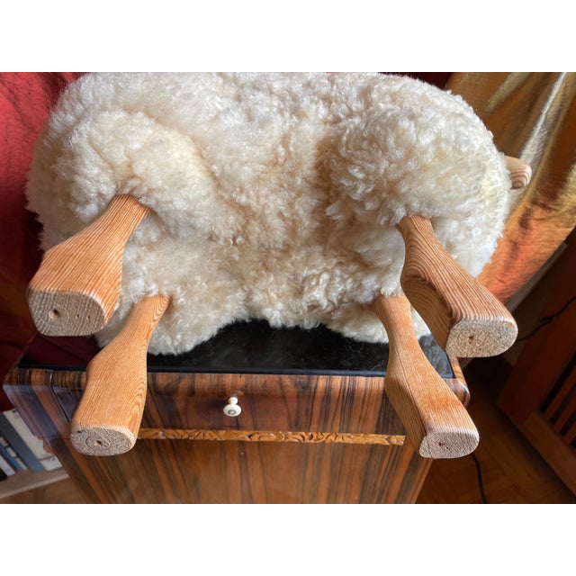 Wool Lamb by Hanns Peter Krafft, Germany, 1970s For Sale - Image 11 of 14