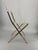 1970s Hollywood Regency Folding Chair by Yonel Lebovici and Bernard Berthet for Marais International, France, 1973 For Sale - Image 5 of 14